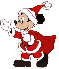 Mickey als kerstman…